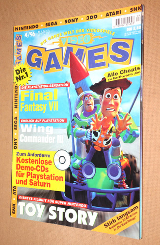 1996 video games magazine - video,